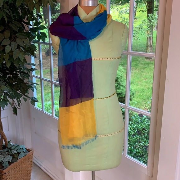 ACCESSORY ST new york Sheer Fringed Scarf - Picture 7 of 13